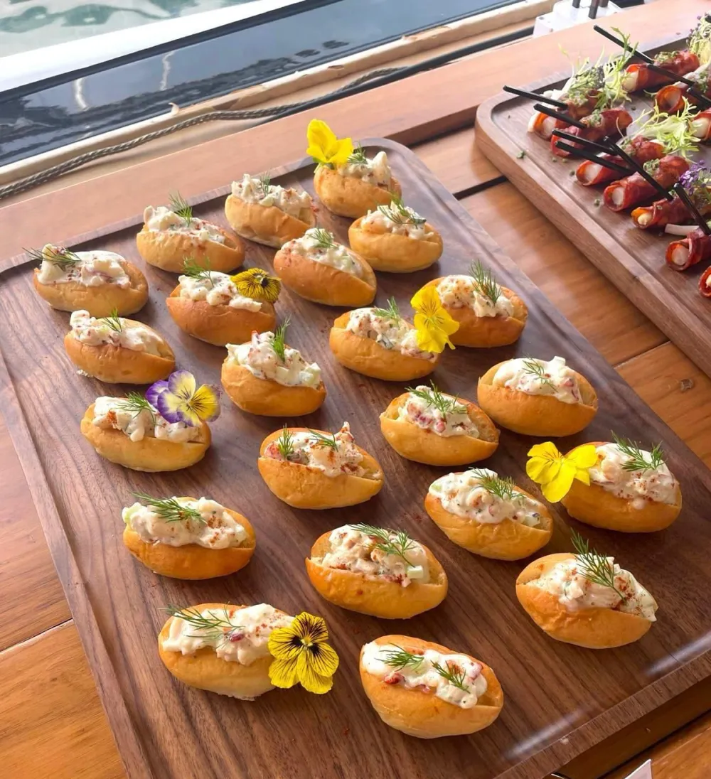 Mini lobster rolls